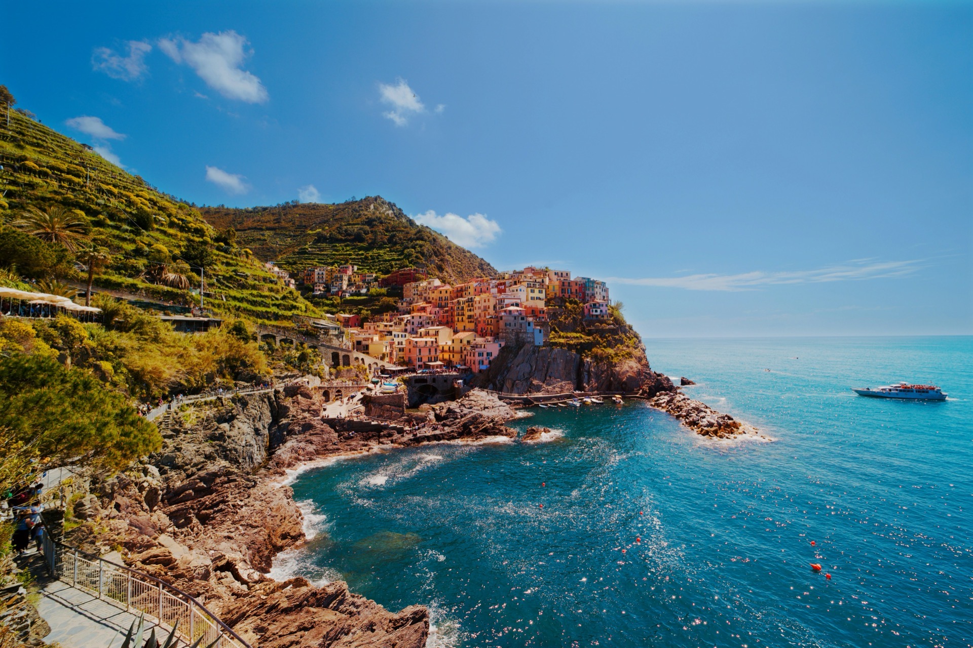 Cinque Terre coastline