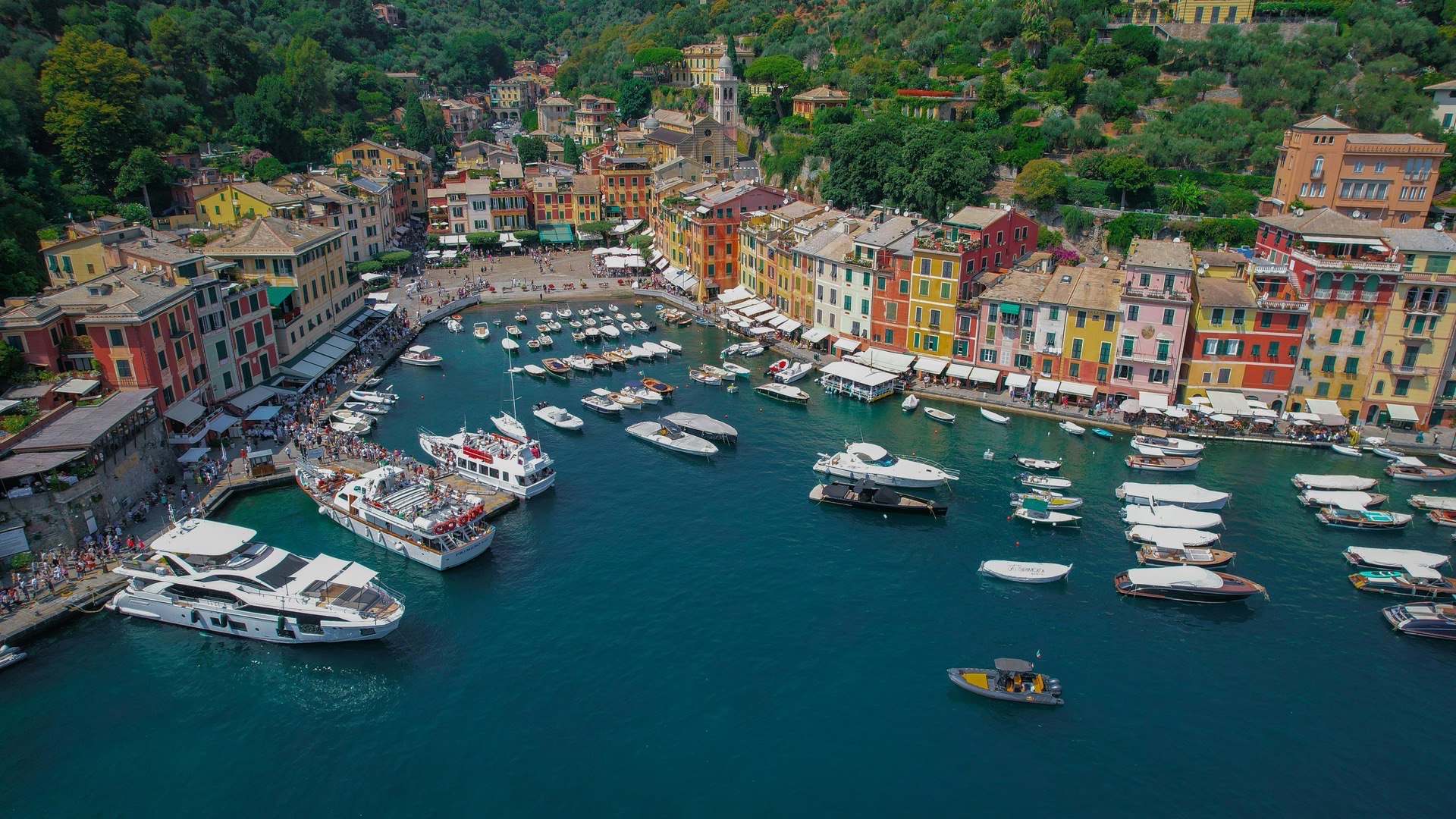 Portofino from above