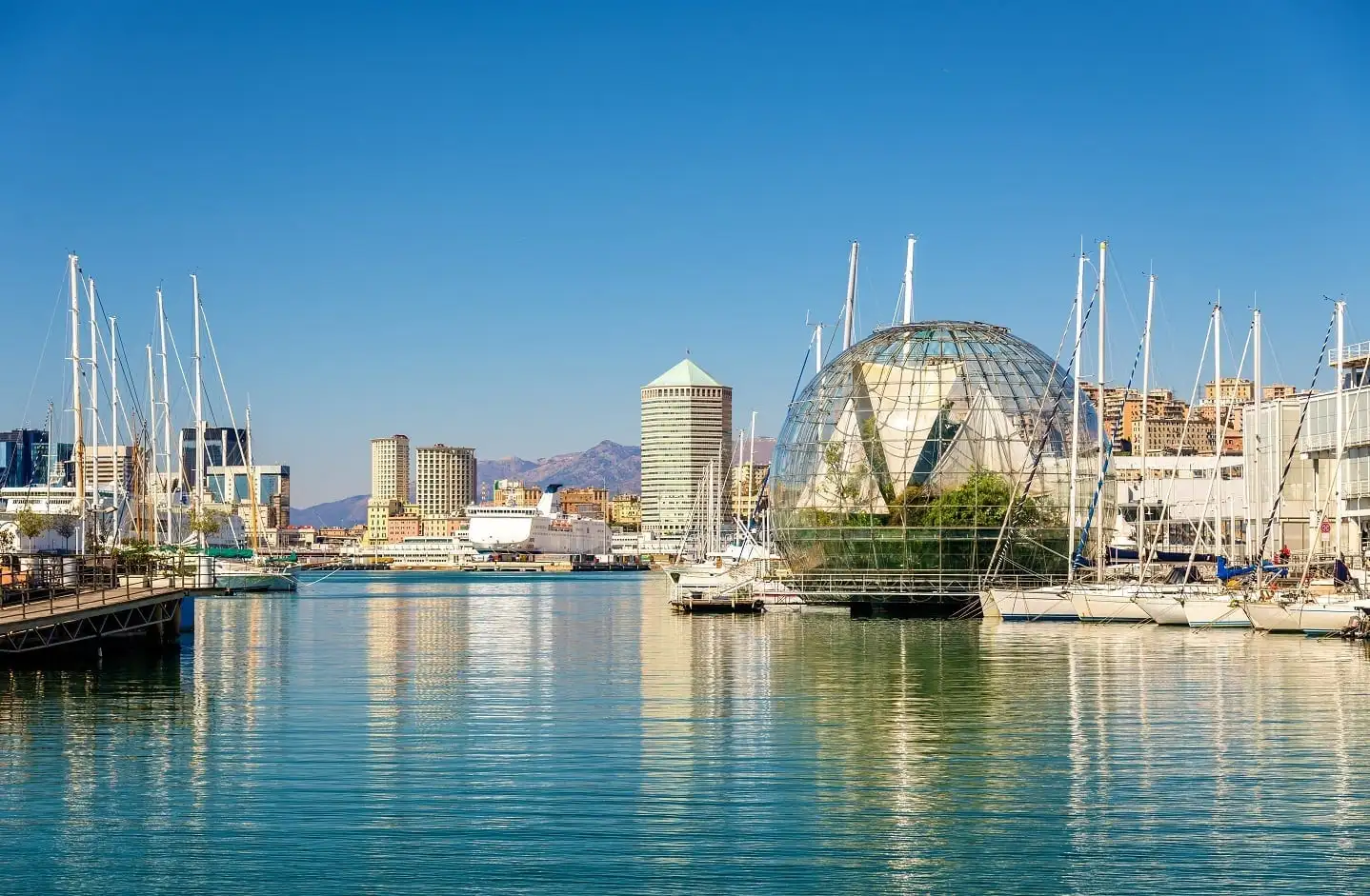 Porto Antico waterfront, Genoa