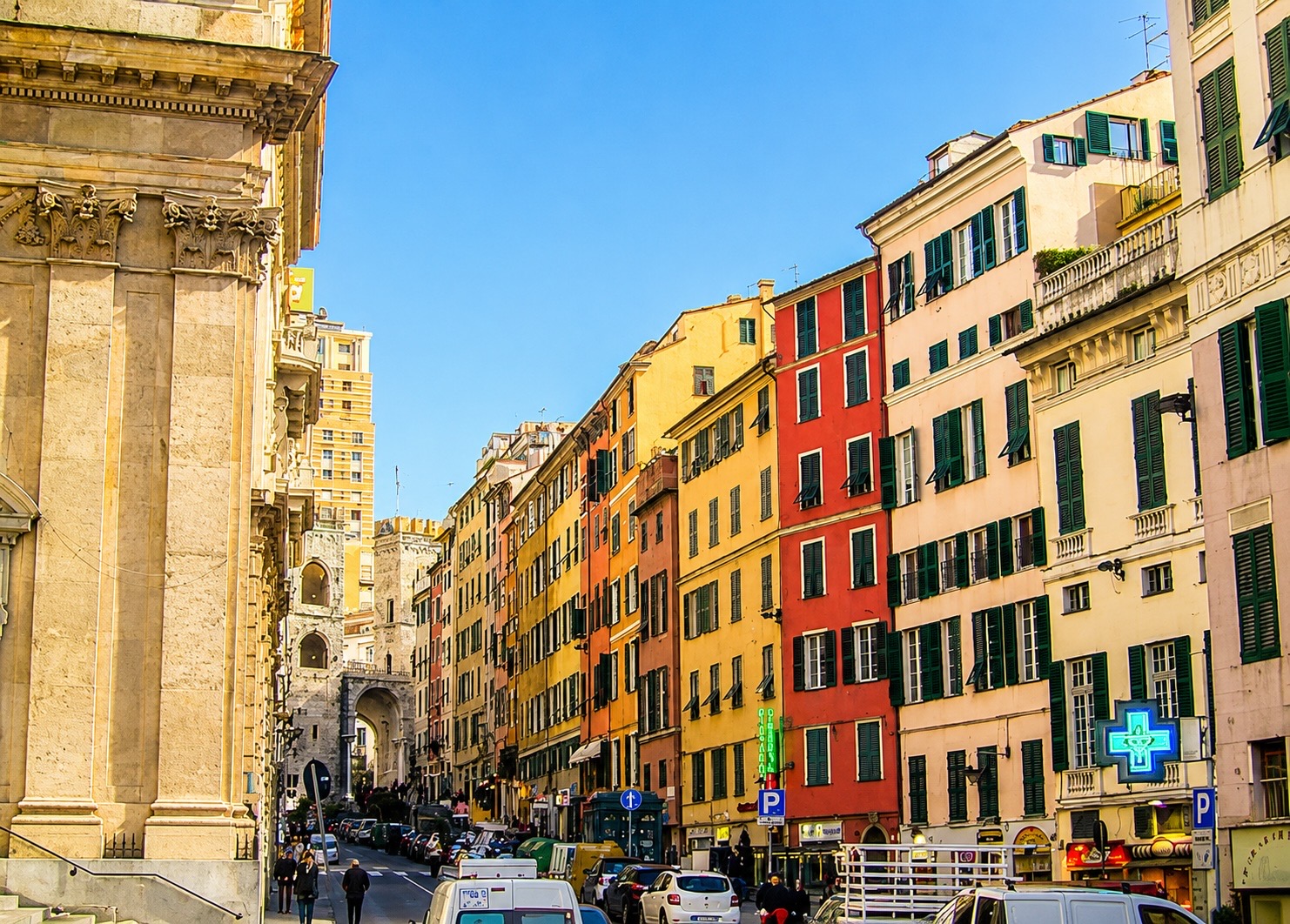 Porta Soprana medieval gate, Genoa